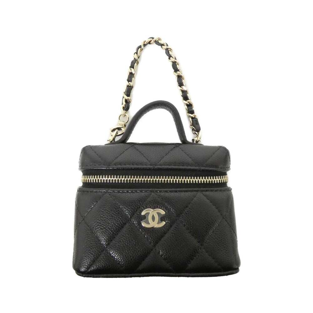 Chanel Charm Leather Black Handbag #324056C23B